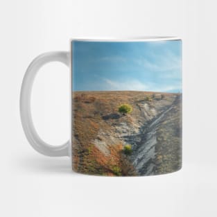 a tree on the hill Mug